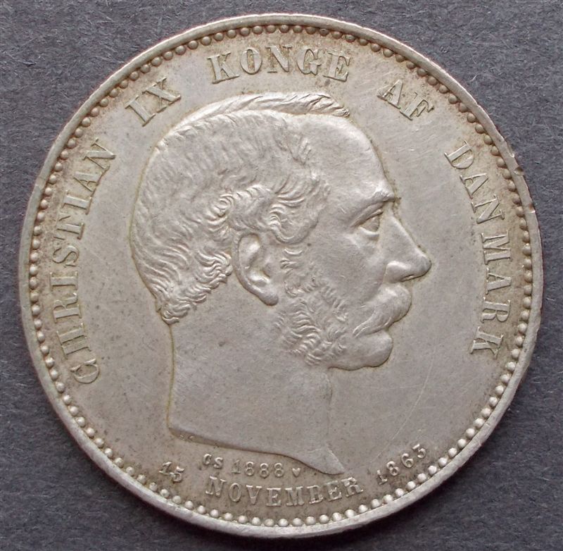 1888-Denmark-2-Kroner